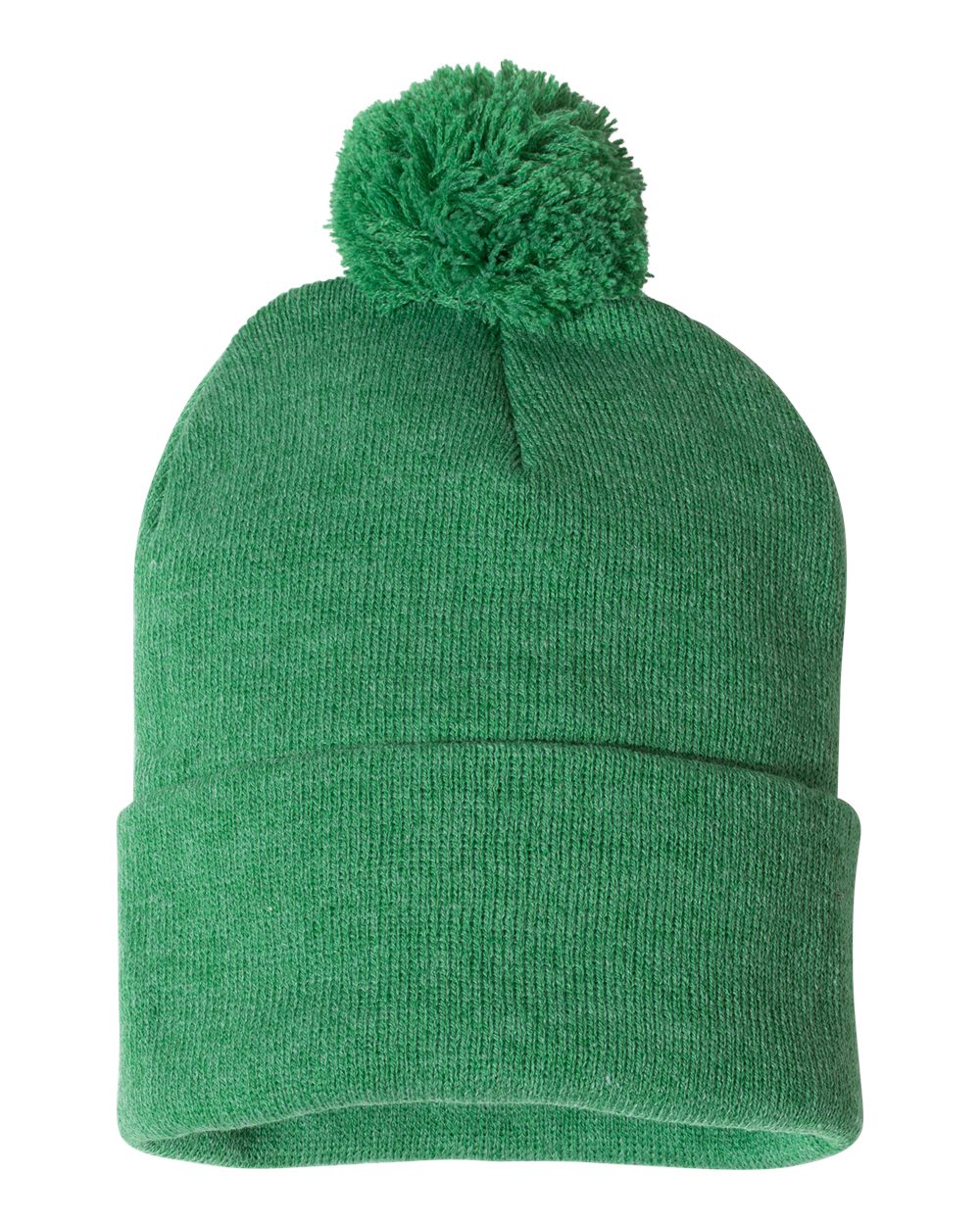 Embroidered Pom Pom Beanie