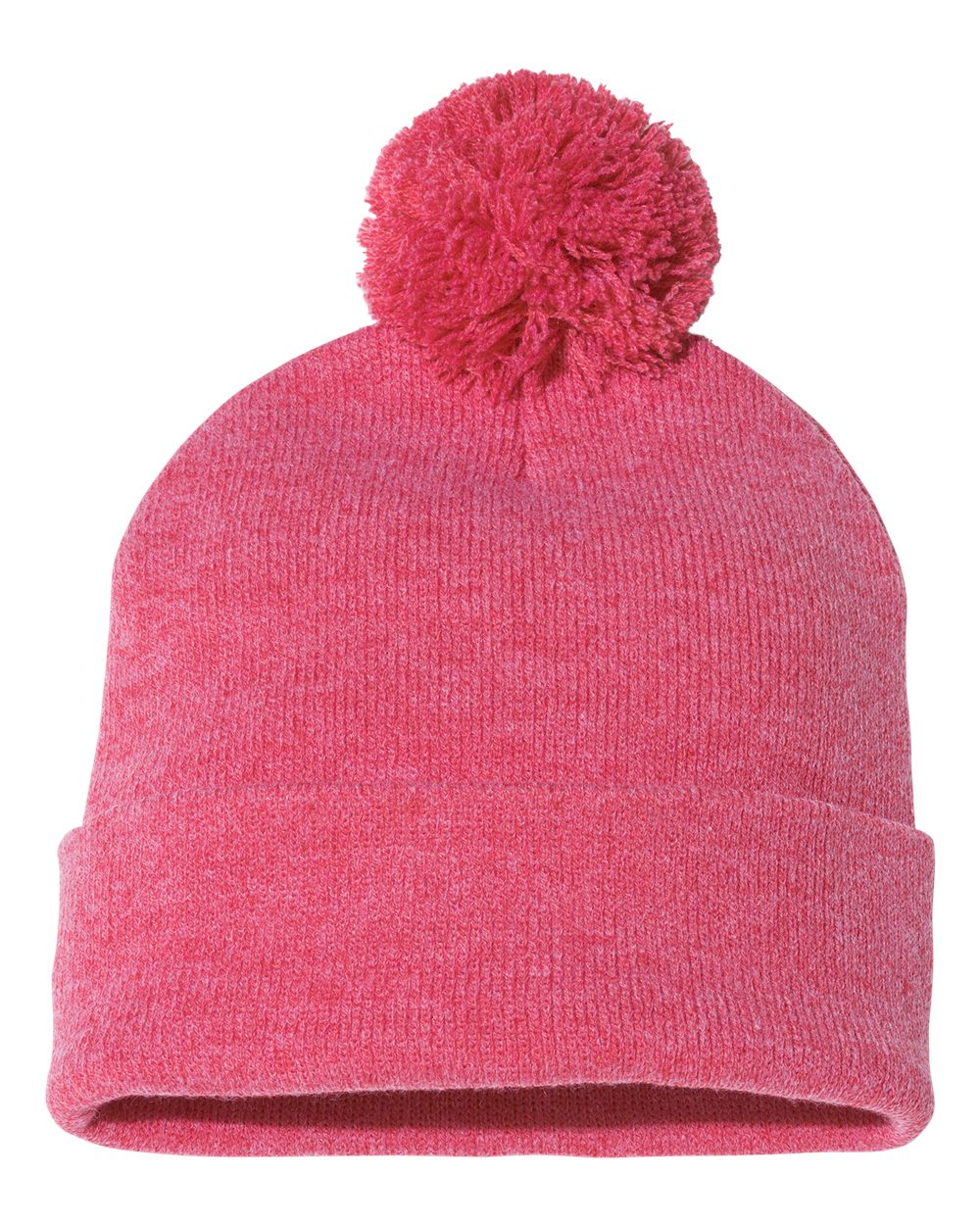 Embroidered Pom Pom Beanie
