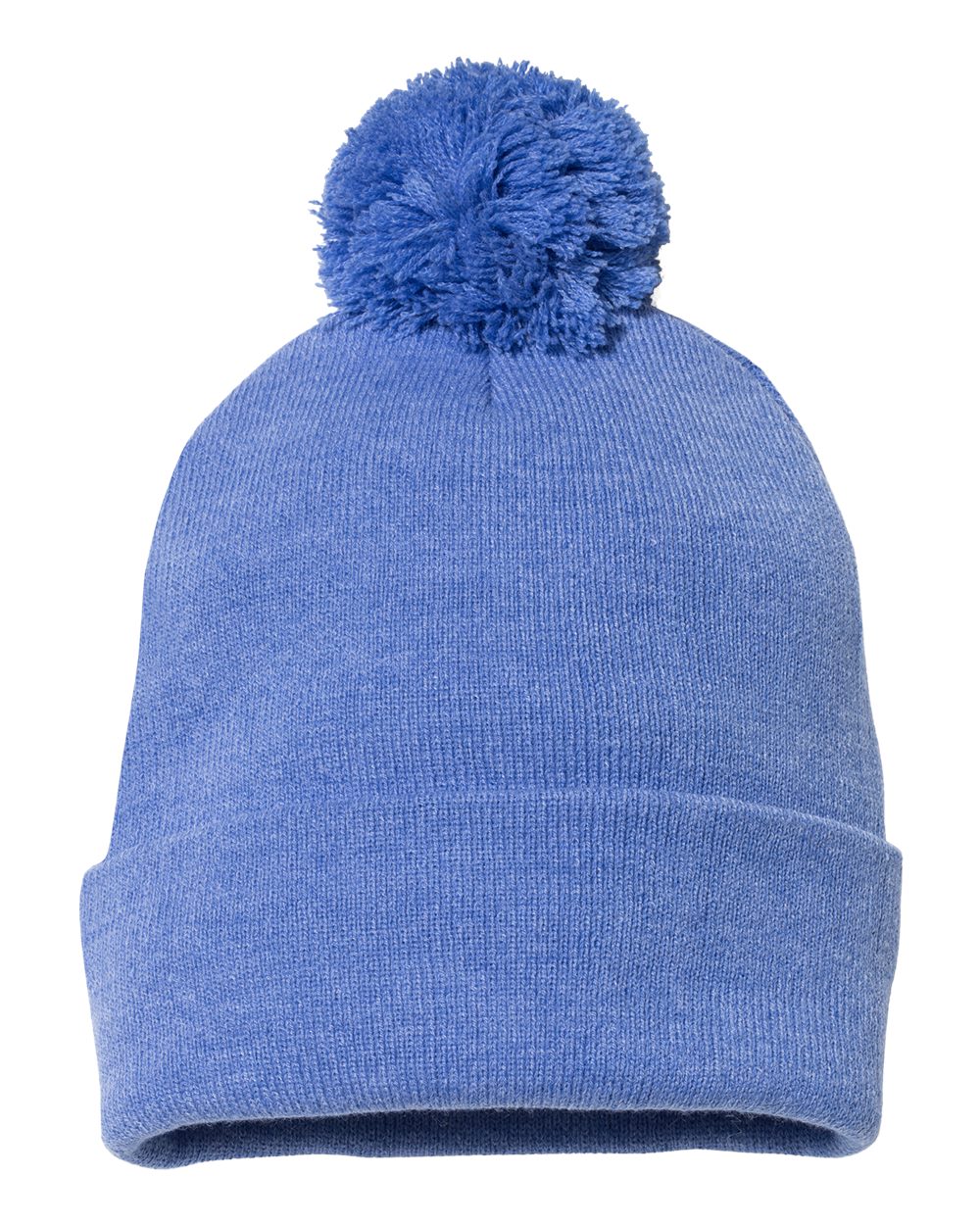 Embroidered Pom Pom Beanie